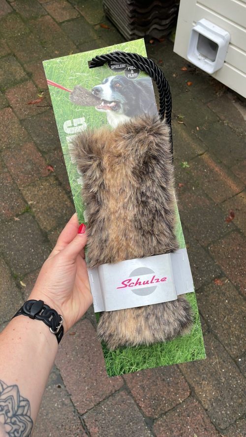 Porta tug met fake fur - Afbeelding 2