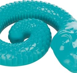 Trixie snack slang rond 18cm blauw