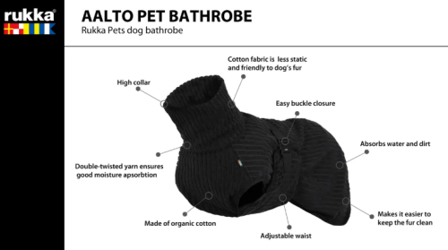 Aalto Rukka Pets x LUHTA HOME Aalto Badjas - Afbeelding 10